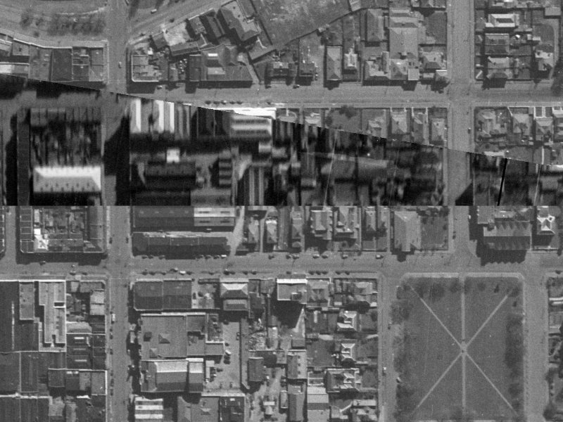 203 Gloucester Street from the air, 1940-1944