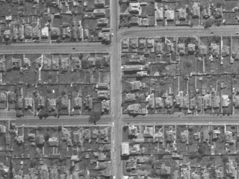 114 Stanmore Road from the air, 1940-1944