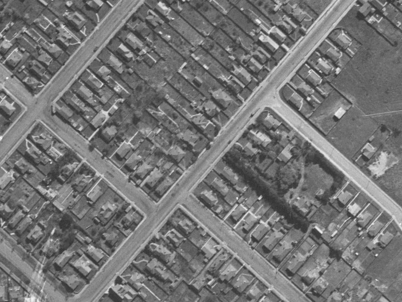 605 Worcester Street from the air, 1940-1944