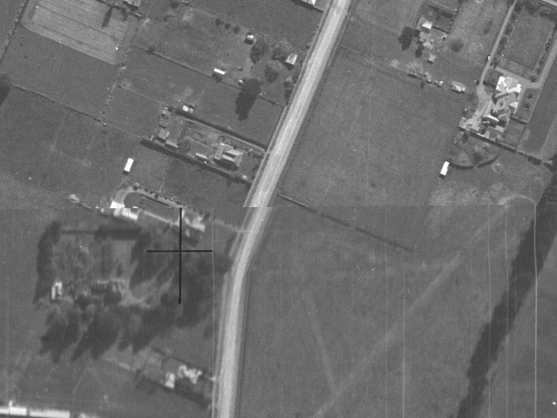 21 Middlepark Road from the air, 1940-1944