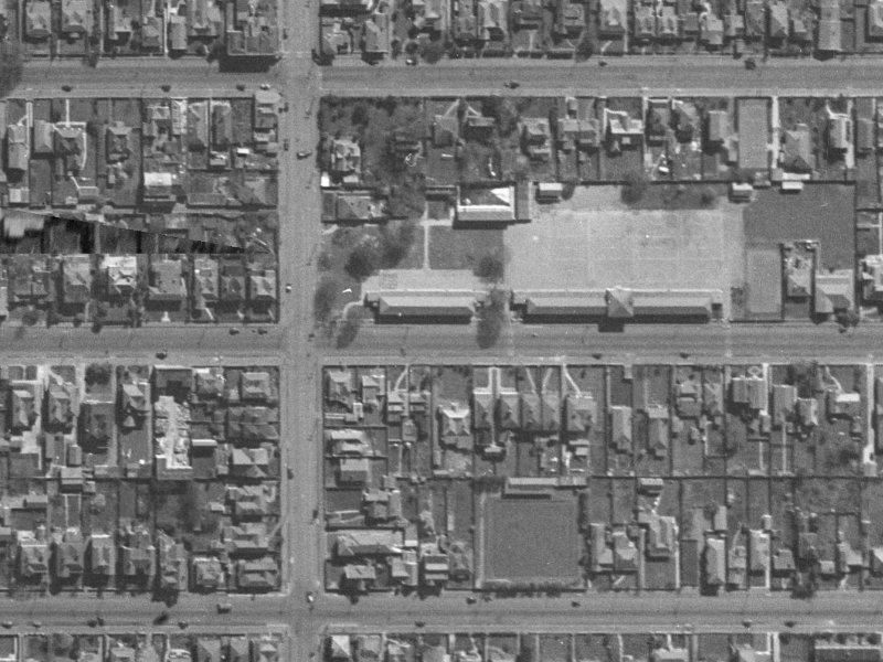 287 Gloucester Street from the air, 1940-1944