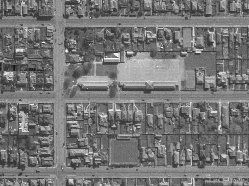 289 Gloucester Street from the air, 1940-1944