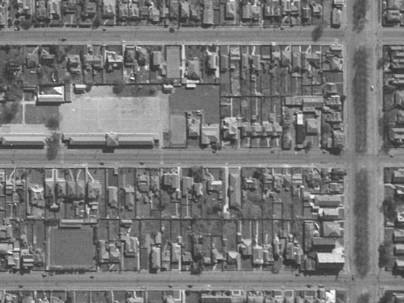 306 Gloucester Street from the air, 1940-1944
