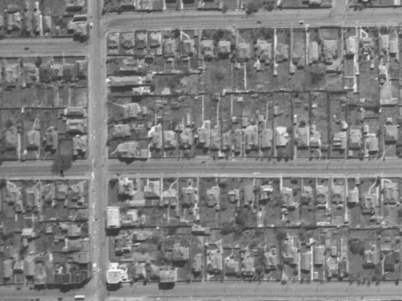 461 Gloucester Street from the air, 1940-1944