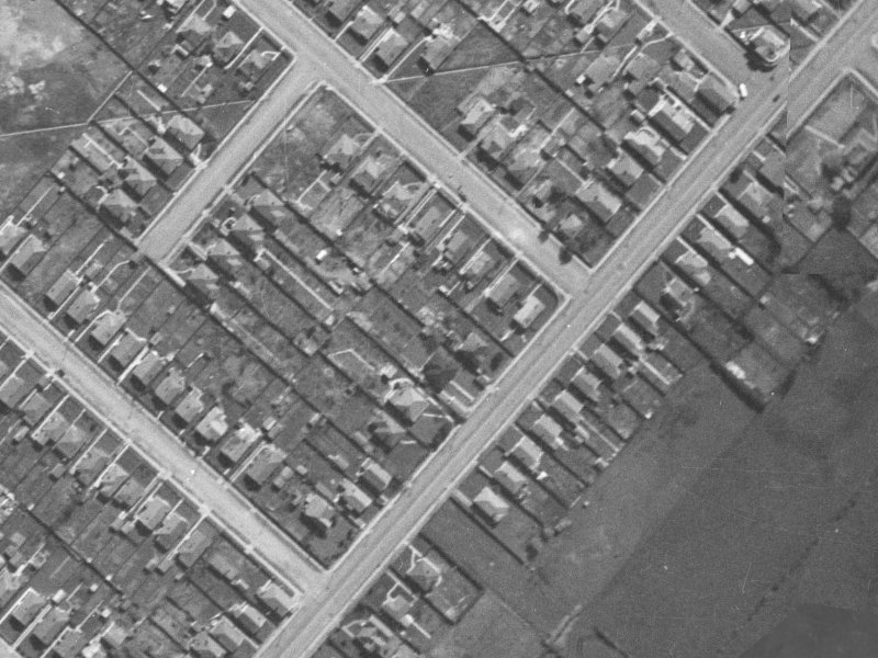 89 Buckleys Road from the air, 1940-1944