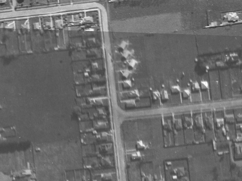 22C Newnham Terrace from the air, 1940-1944