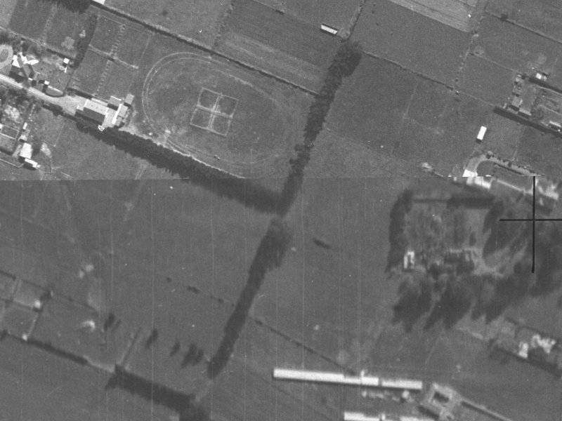 43A Bucknell Street from the air, 1940-1944