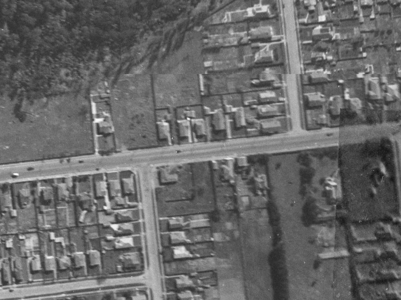 146B Riccarton Road from the air, 1940-1944