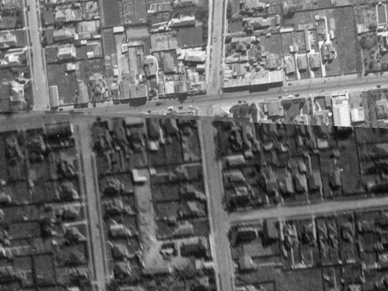 99A Riccarton Road from the air, 1940-1944