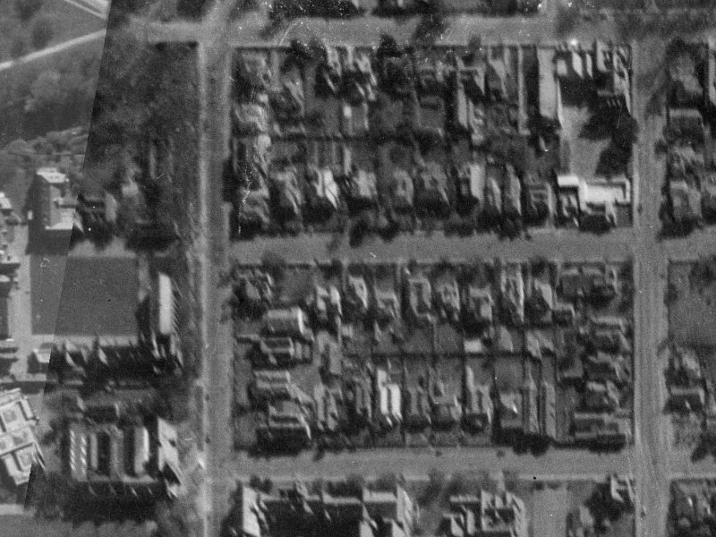 14 Gloucester Street from the air, 1940-1944