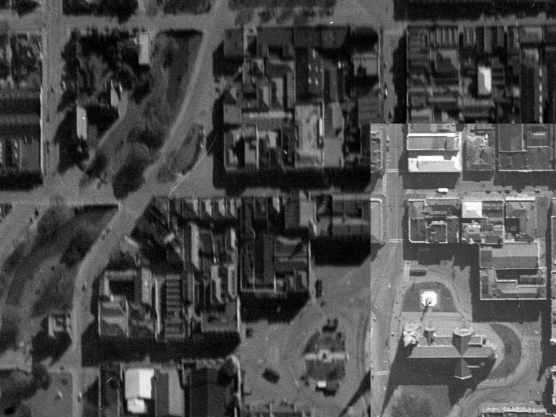 749 Colombo Street from the air, 1940-1944