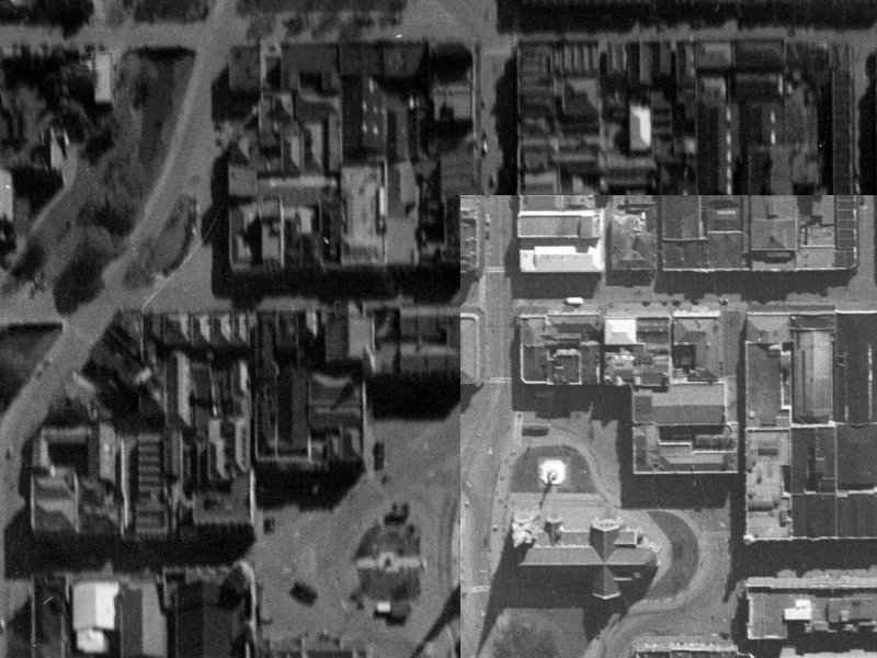 122 Gloucester Street from the air, 1940-1944