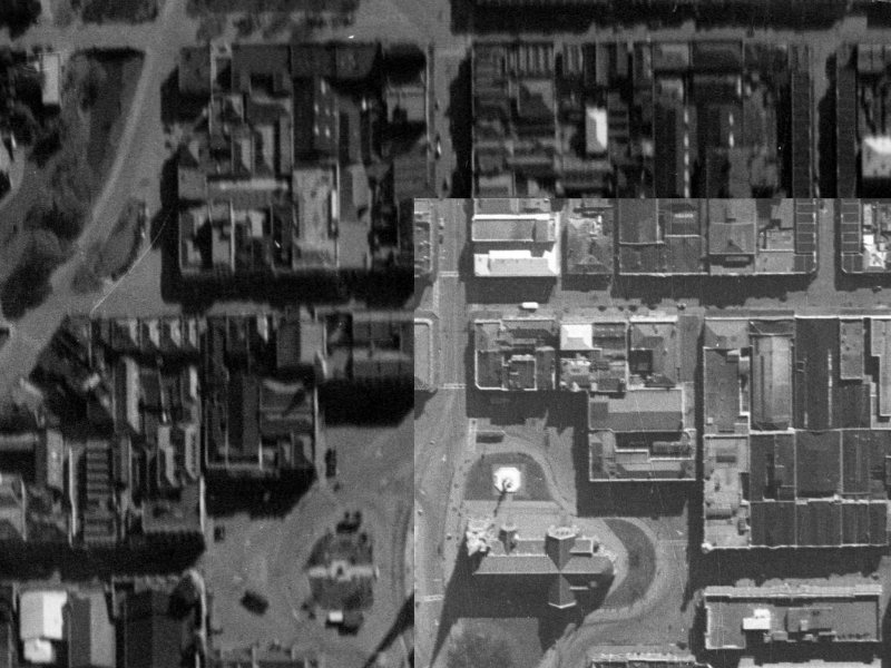 751 Colombo Street from the air, 1940-1944