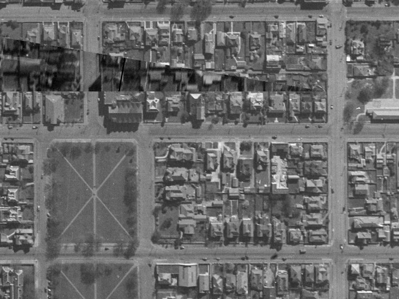 228 Gloucester Street from the air, 1940-1944