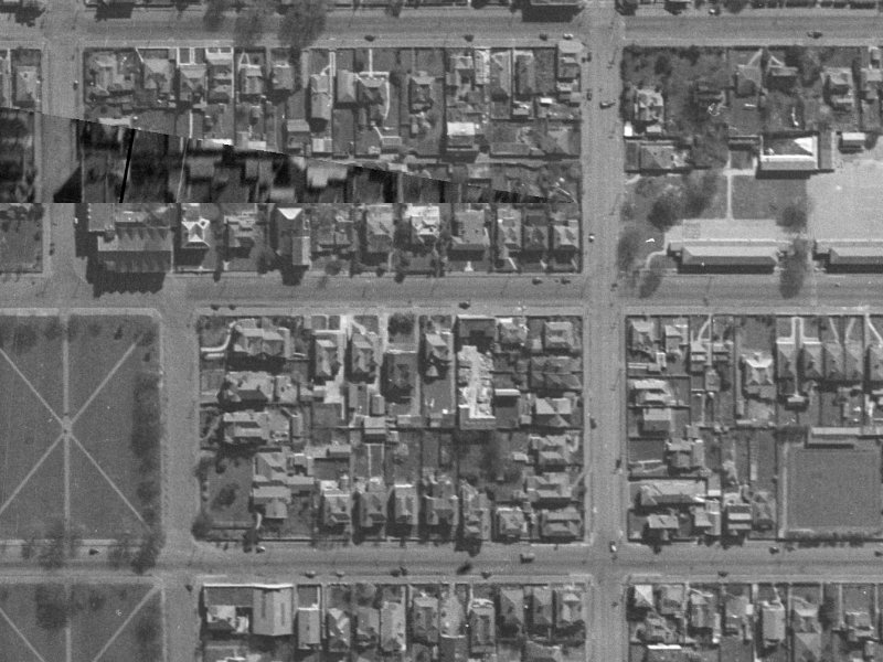 250 Gloucester Street from the air, 1940-1944