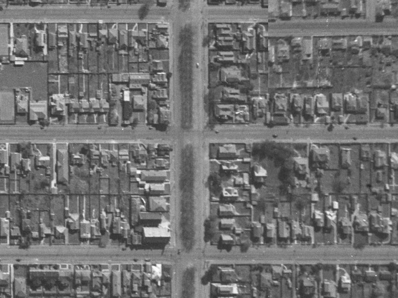 336 Gloucester Street from the air, 1940-1944