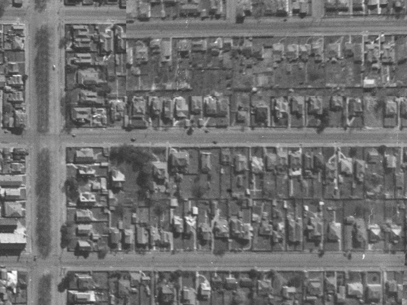 360A Gloucester Street from the air, 1940-1944