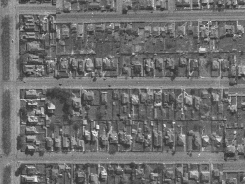 368 Gloucester Street from the air, 1940-1944