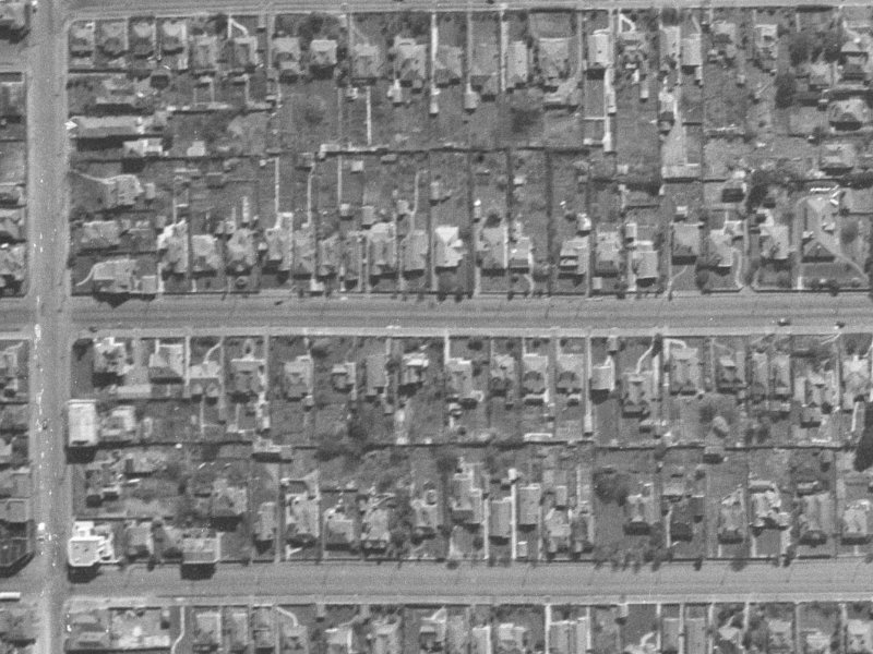 108D Stanmore Road from the air, 1940-1944