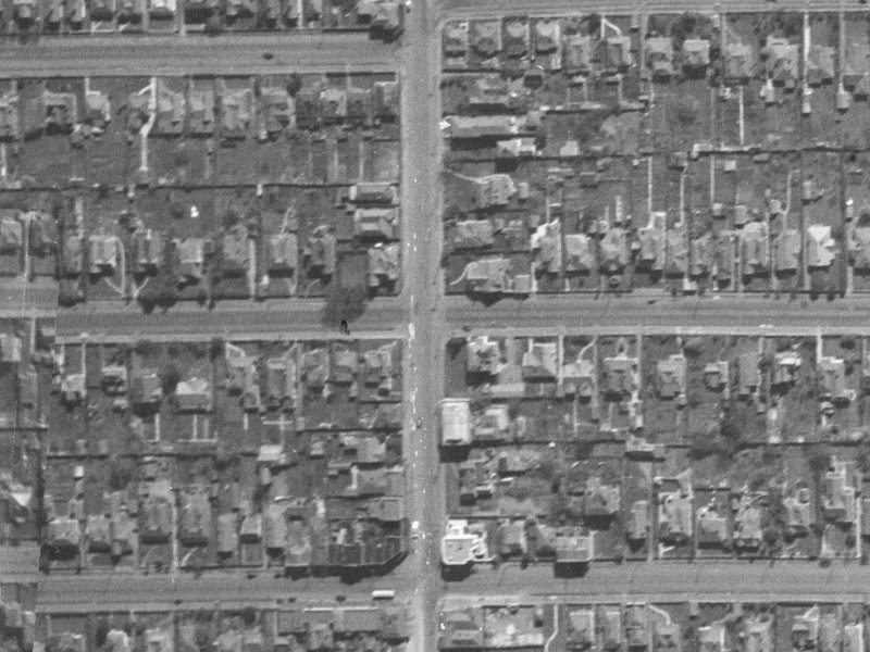 108B Stanmore Road from the air, 1940-1944