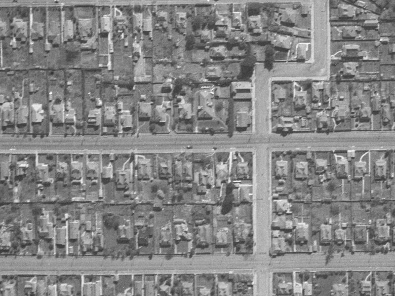 508 Gloucester Street from the air, 1940-1944