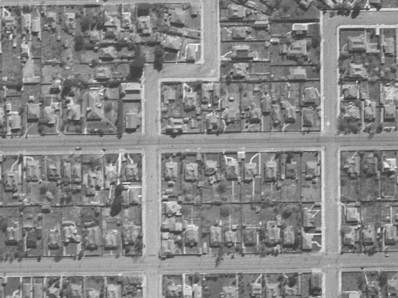 524 Gloucester Street from the air, 1940-1944