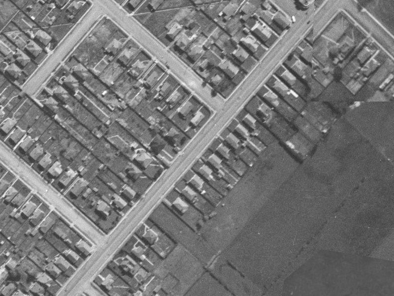 89A Buckleys Road from the air, 1940-1944