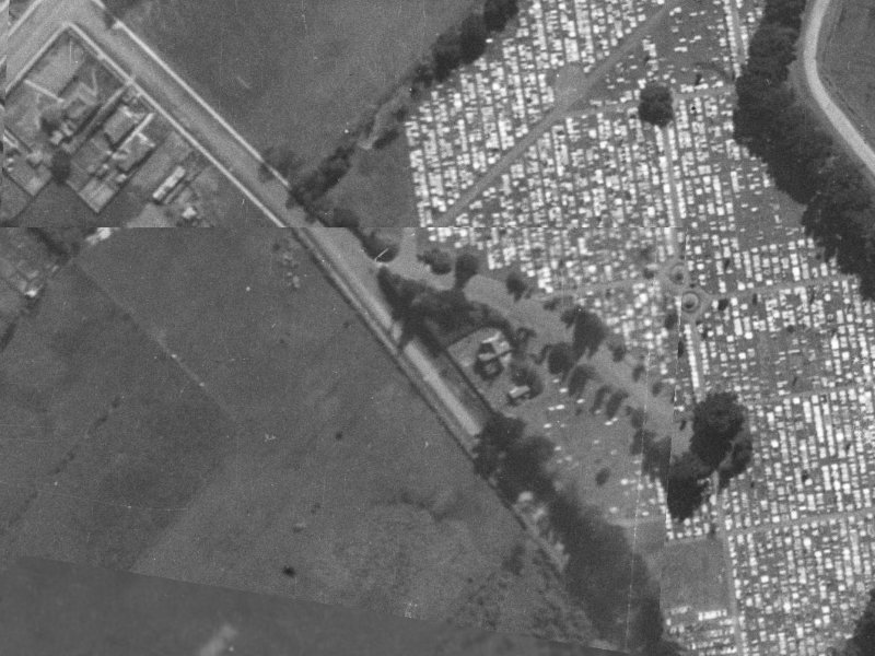 36 Butterfield Avenue from the air, 1940-1944