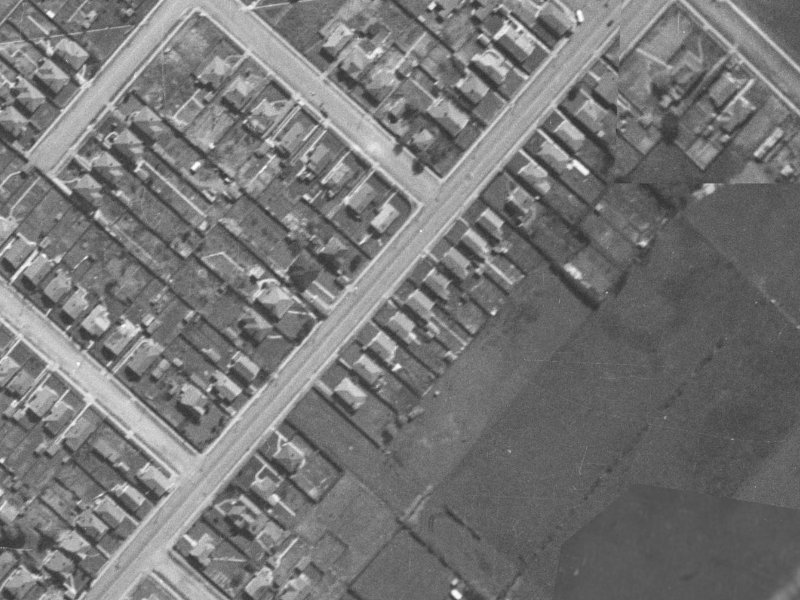 64 Buckleys Road from the air, 1940-1944