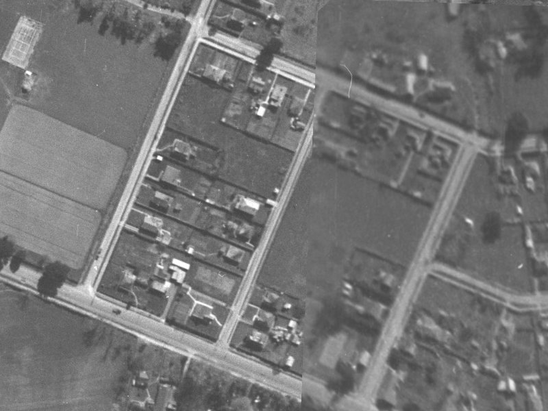 13 Angela Street from the air, 1940-1944
