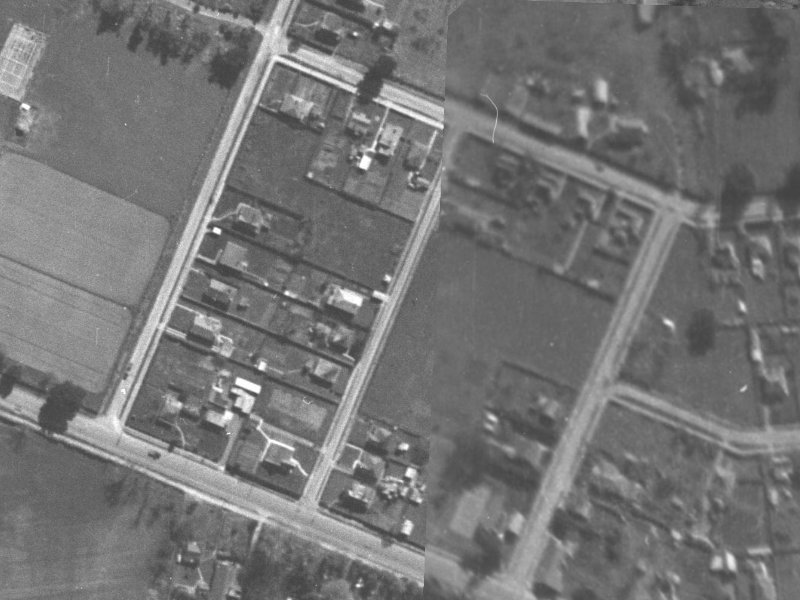 14 Angela Street from the air, 1940-1944