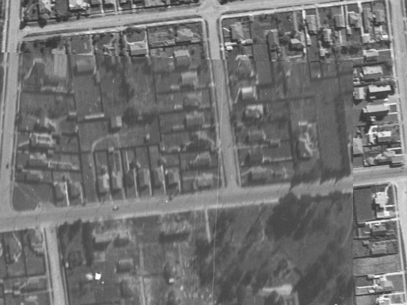 5 Konini Street from the air, 1940-1944