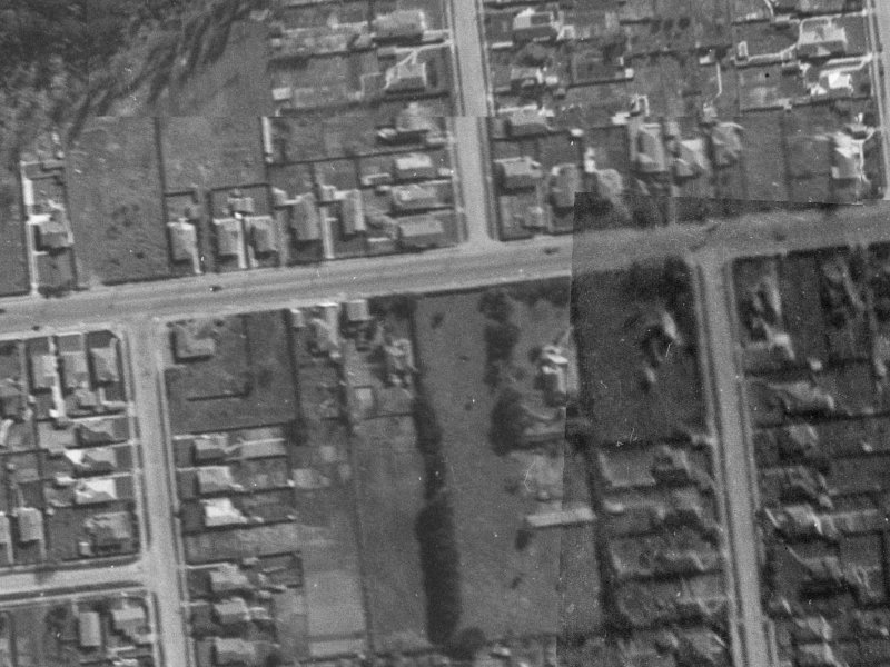 145-153 Riccarton Road from the air, 1940-1944