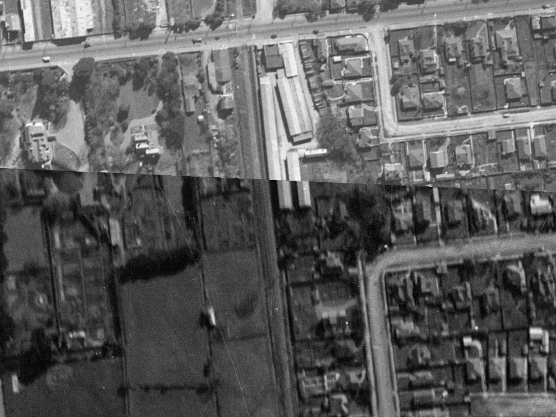 75E Brockworth Place from the air, 1940-1944