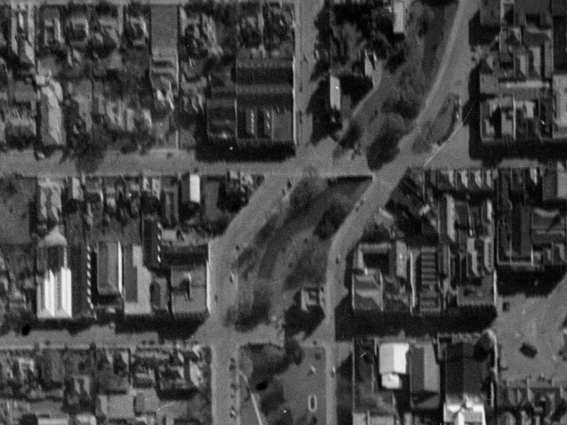 176 Cambridge Terrace from the air, 1940-1944