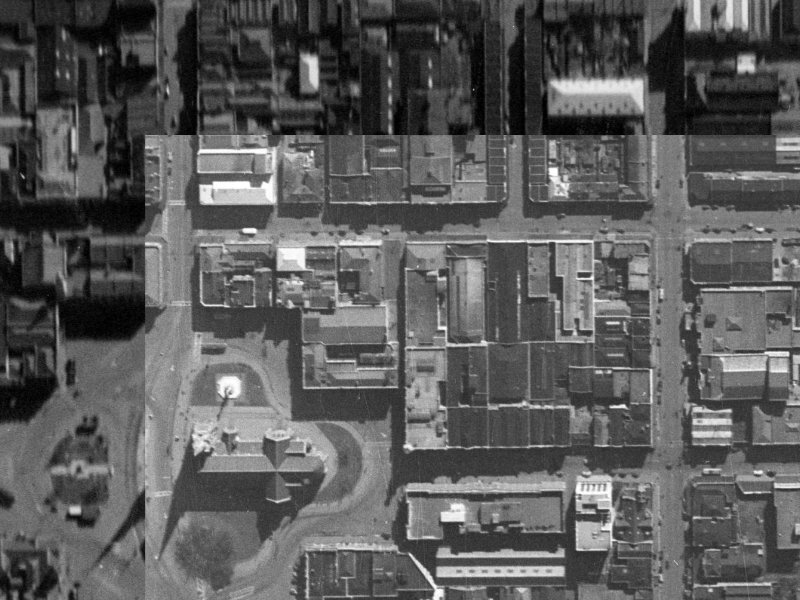 146E Gloucester Street from the air, 1940-1944