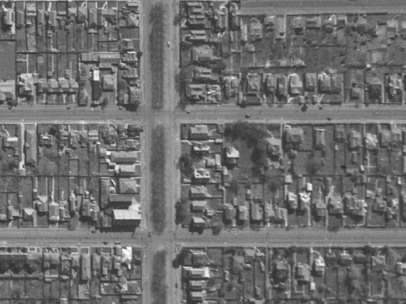 172B Fitzgerald Avenue from the air, 1940-1944