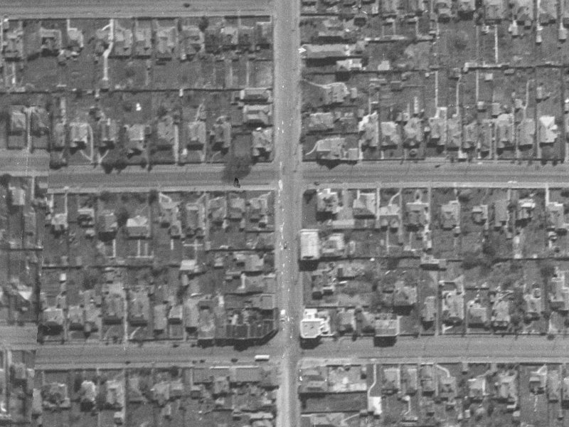 106 Stanmore Road from the air, 1940-1944