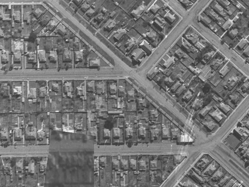 1/136 Linwood Avenue from the air, 1940-1944