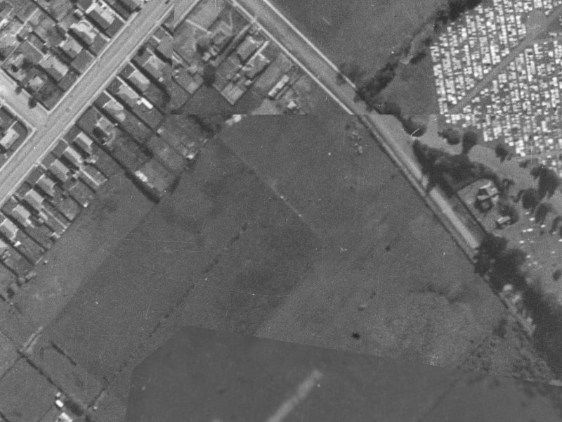 28 Pauline Street from the air, 1940-1944