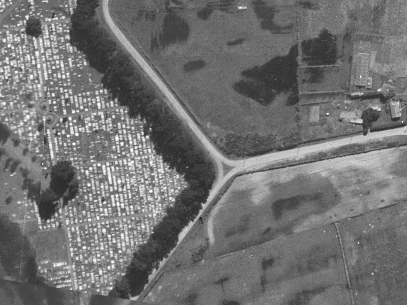 136 McGregors Road from the air, 1940-1944