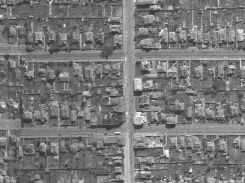 93 Stanmore Road from the air, 1940-1944