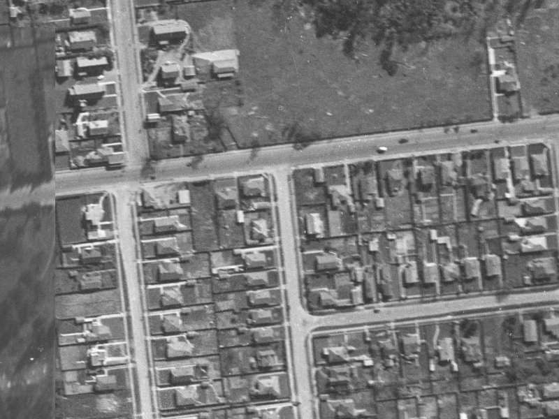 109 Wainui Street from the air, 1940-1944