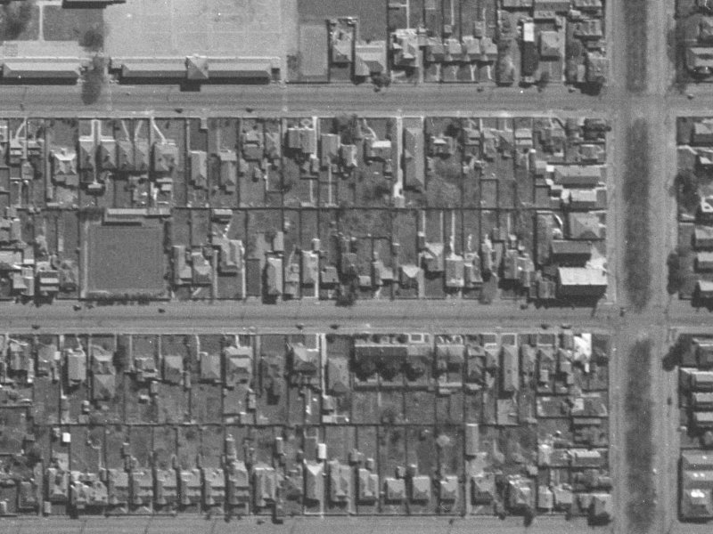 265 Worcester Street from the air, 1940-1944