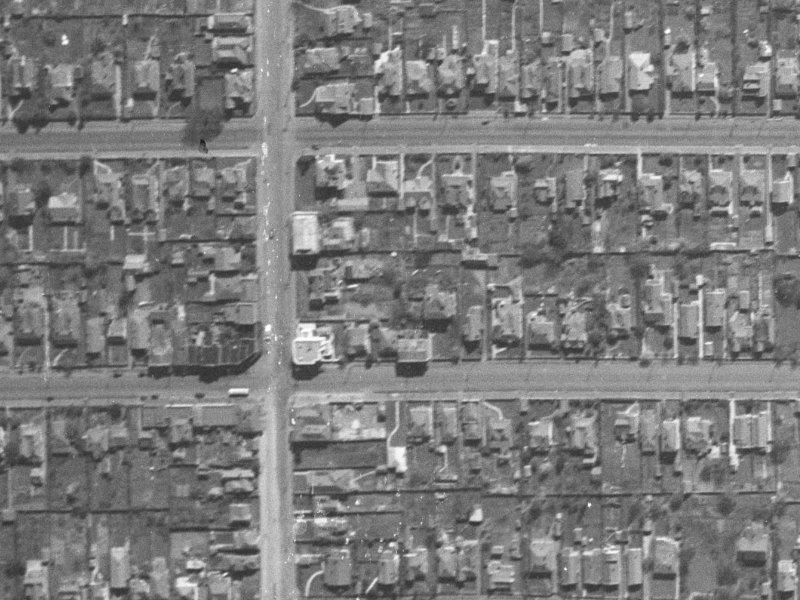 409 Worcester Street from the air, 1940-1944