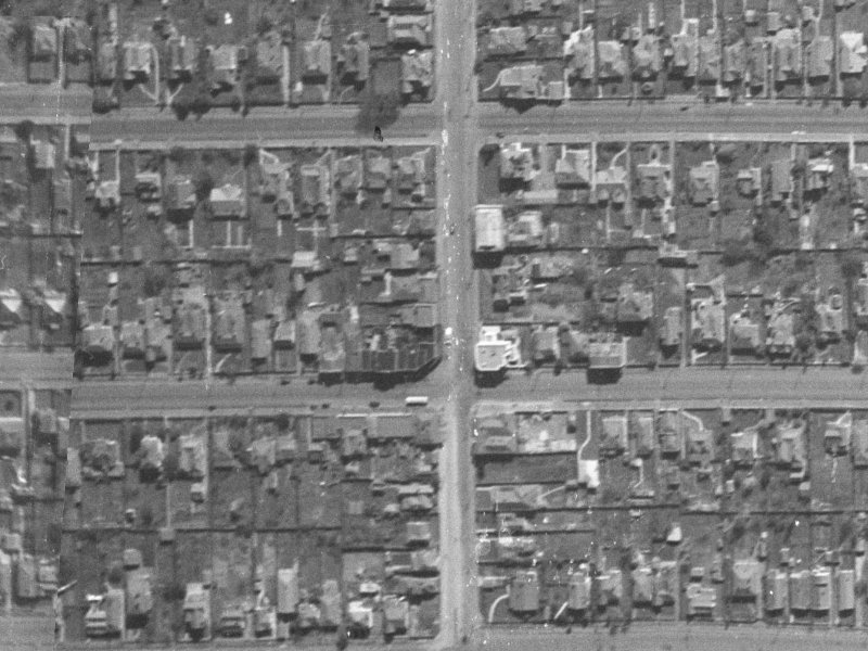 395 Worcester Street from the air, 1940-1944