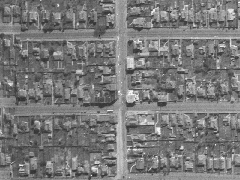 395A Worcester Street from the air, 1940-1944