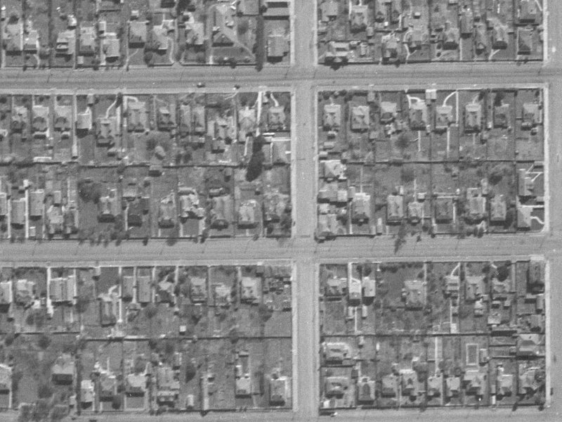 471 Worcester Street from the air, 1940-1944