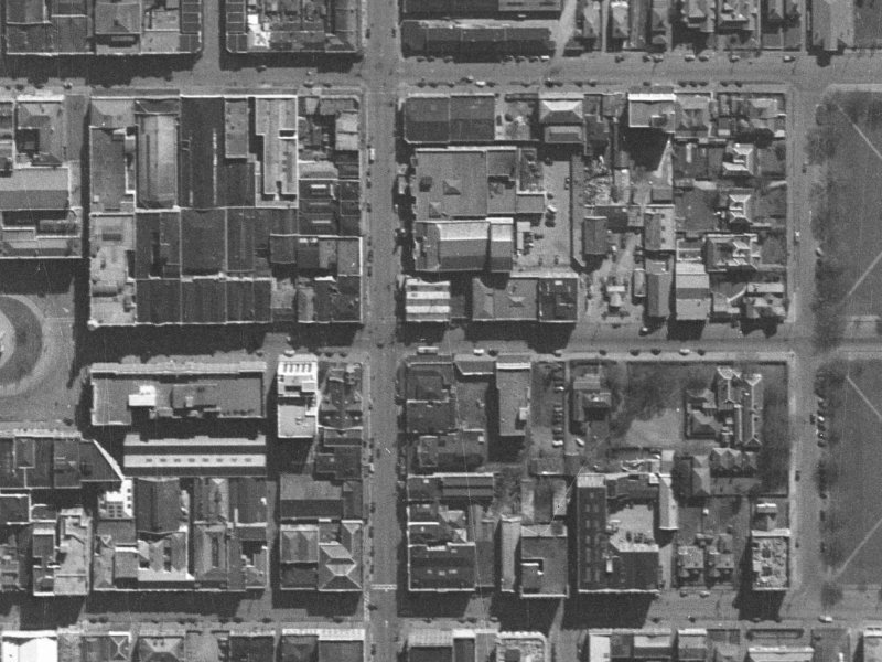 139 Worcester Street from the air, 1940-1944