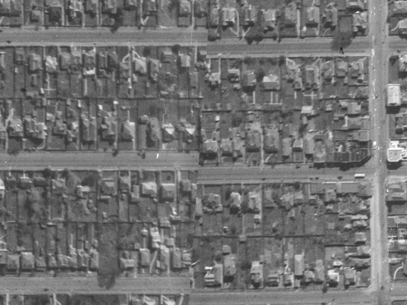 363A Worcester Street from the air, 1940-1944
